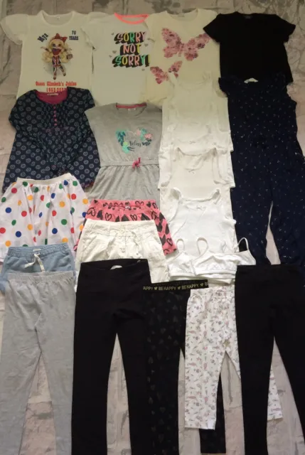 Girls Clothes Bundle 8-9 Years M&S H&M Gap TU Etc Jumpsuit Tops Shorts Leggings