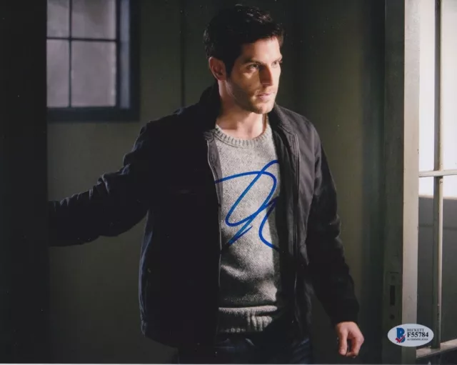 David Giuntoli Signed 8X10 Photo Grimm Beckett Bas Autograph Auto Coa A