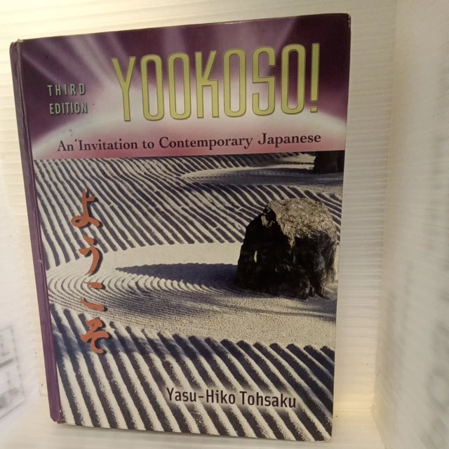 Yookoso Invitation to Contemporary Japanese by Tohsaku 3rd ed FREE SHIPPING