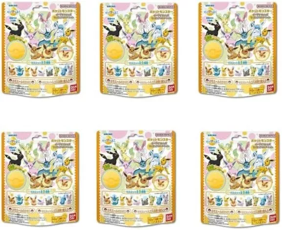 POKEMON BATH BOMB Figure Eevee Friends Figure Collection Bandai set of 6  packs $49.80 - PicClick