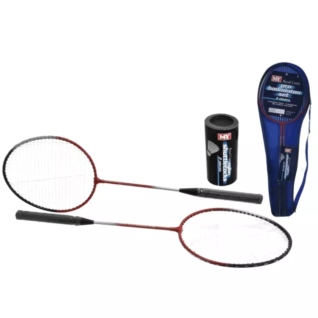 Professional Badminton Set 2Player Set Shuttlecock Net Garden Game Sports Racket