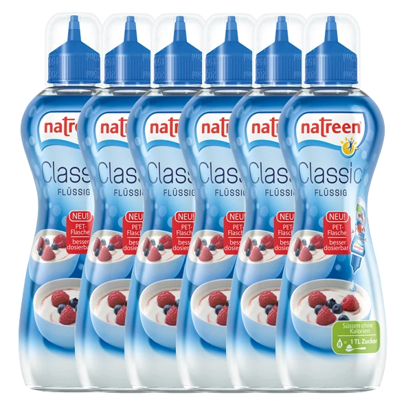 Natreen Classic dolce liquido 250 ml, confezione da 6
