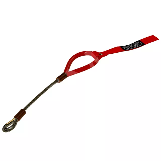 TRS Wire Tow Eye Loop/Strap RED (MSA Compliant) Race/Rally/Competition Car