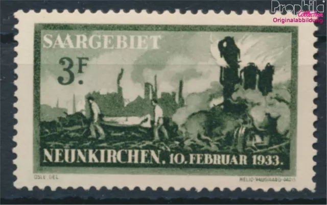 Briefmarken Saarland 1933 Mi 169 mit Falz (10221315