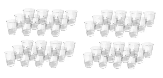 48 x Schnapsglas Schnapsgläser Shot Kurzer Shotgläser 2cl - 4cl 20ml - 40ml