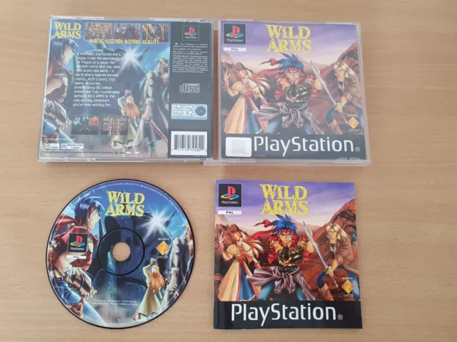 WILDE ARME. PS1 Spiel. (Sony PlayStation 1, PS3 PAL) mit Handbuch.