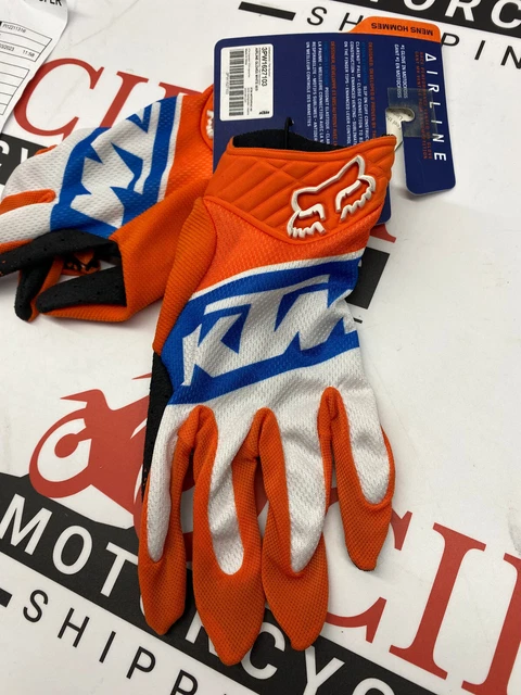 KTM FOX AIRLINE MENS GLOVES SIZE M only 3PW16274103