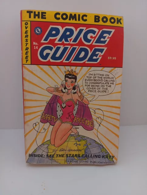 Overstreet Comic Book Price Guide #14 Katy Keene Cover! 1984