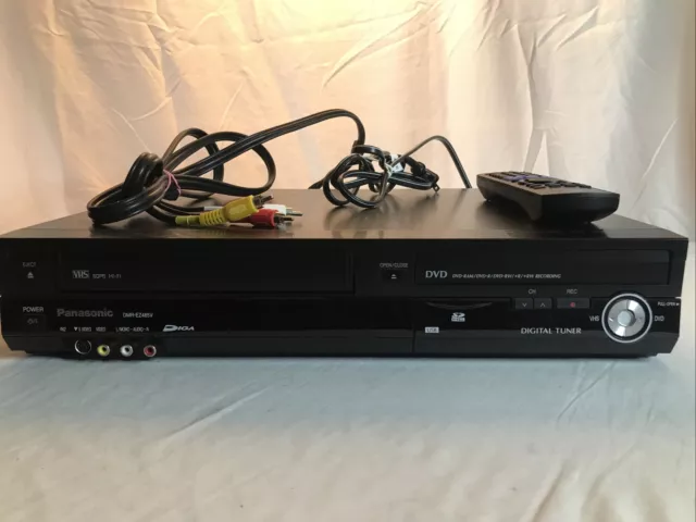 Panasonic DMR-EZ485V DVD/VHS Combo Player DVD Recorder -, tested,  With Remote