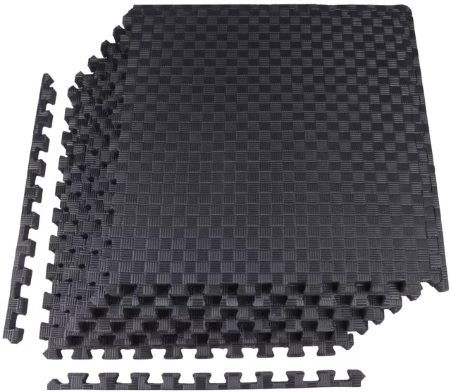 1 In. Thick Flooring Puzzle Exercise Mat with High Quality EVA Foam Interlocking