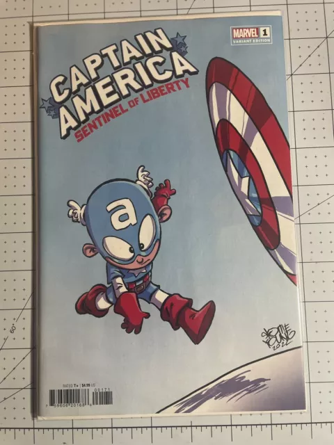 Captain America Sentinel of Liberty #1 Skottie Young Variant Marvel 2022 NM+