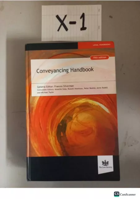 Conveyancing Handbook 19th Ed By Frances Silverman