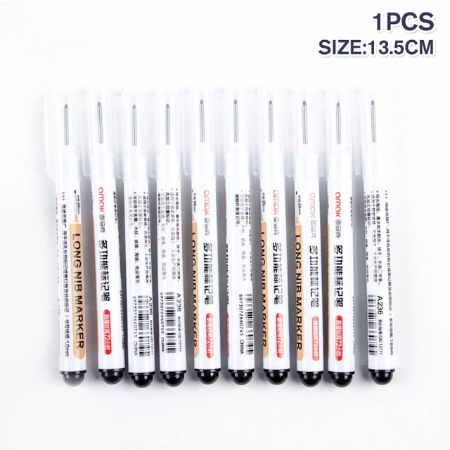 Deep Hole Marker Pens Long Nosed Color Marker Multi Purpose Construction Mark ql