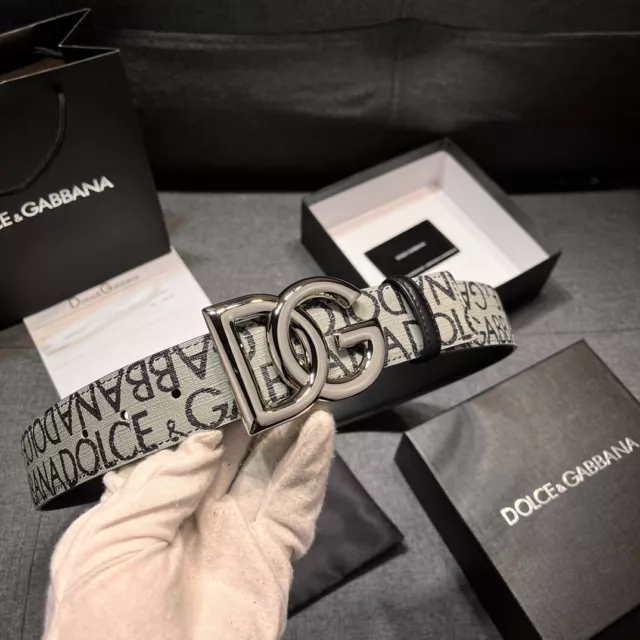 Dolce & Gabbana Men's New Coated Fabric Belt