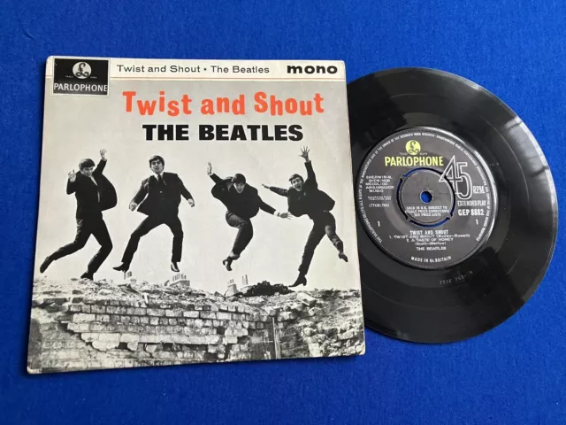 The Beatles ~ Twist And Shout ~ Rare Mislabeled 1964 UK Mono 7” Vinyl EP