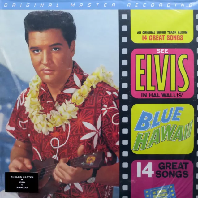 ELVIS PRESLEY 'Blue Hawaii' Audiophile MFSL 45rpm 180g Vinyl 2LP NEW/SEALED