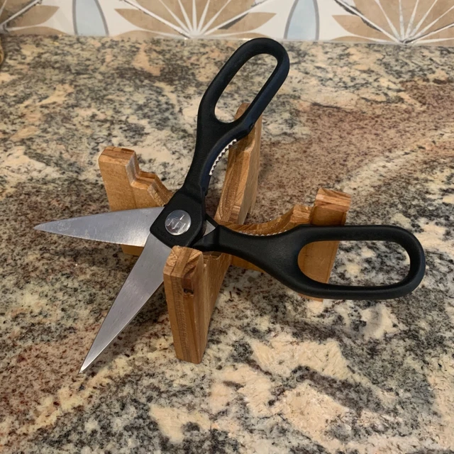 Tijeras de cocina Wusthof 3" pulgadas culinarias sin separar mango negro