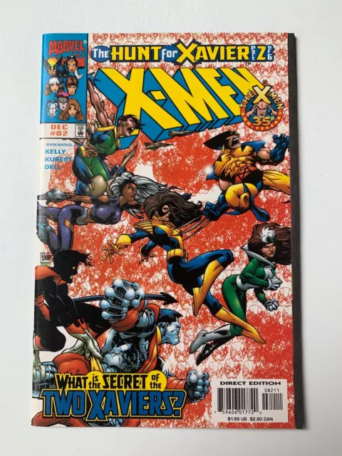 X-Men #82, Vol. 1 - The Hunt for Xavier Pt. 2 (Marvel Comics, 1998) VF/NM