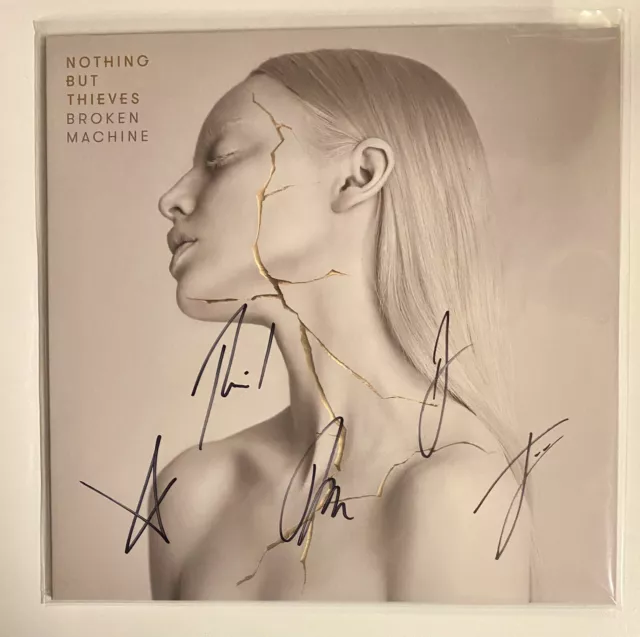 Nothing But Thieves - Broken Machine 12” Black Vinyl Signed Autographed