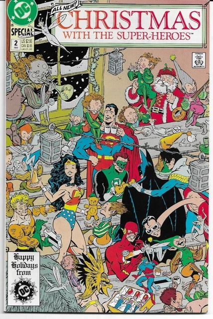 CHRISTMAS with the SUPER-HEROES - Special #2 (1989) (BATMAN & WONDER WOMAN etc)