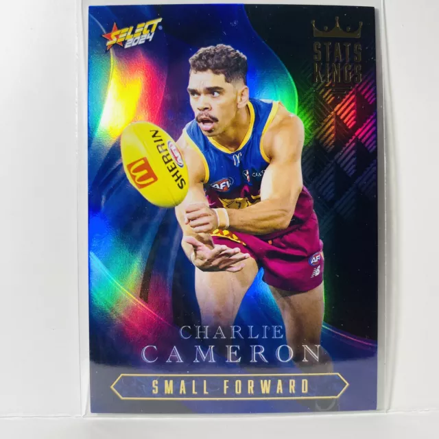 2024 Select AFL Footy Stars Stats Kings Charlie Cameron Brisbane Lions SK9