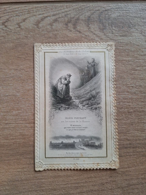Image Pieuse Ancienne – Canivet Dentelle, Retraites Sur La Passion, Letaille 238