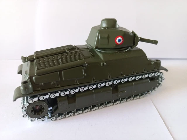 Char Somua S35 + boite (Militaire Solido) 1/50