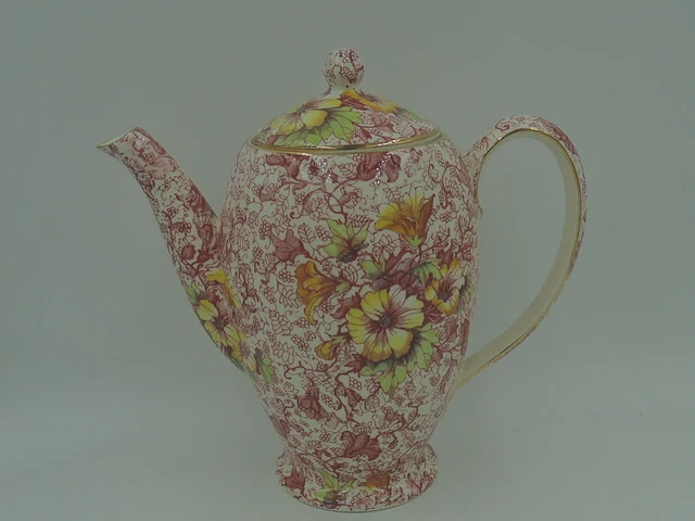 Vintage Royal Winton Chintz Dorset Coffee Pot Teapot