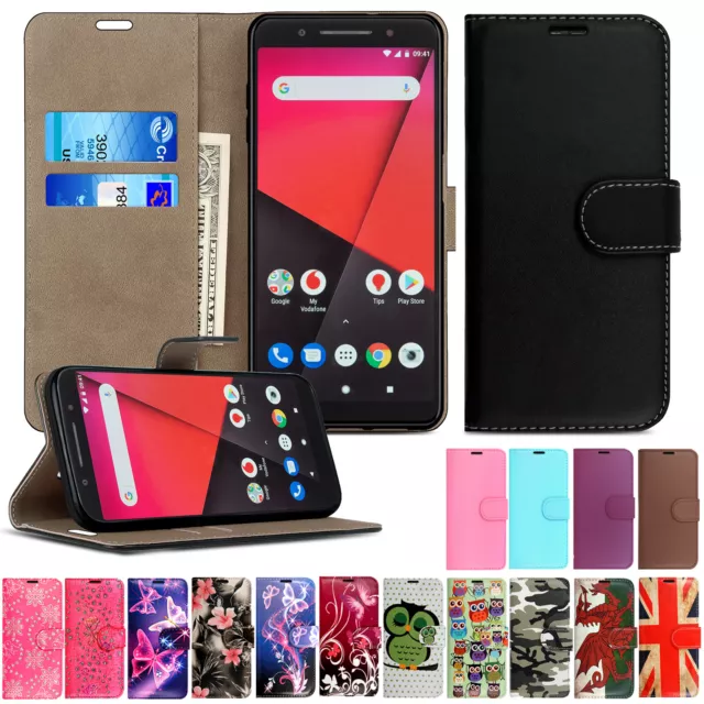 Case for Vodafone Smart Prime/First/Ultra/6/7 Leather Flip Wallet Magnetic Cover