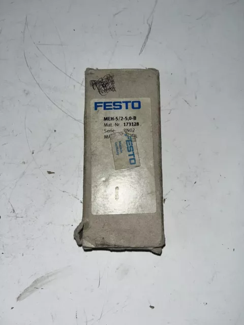 New FESTO MEH-5/2-5,0-B VALVE New In Box Fast Shipping