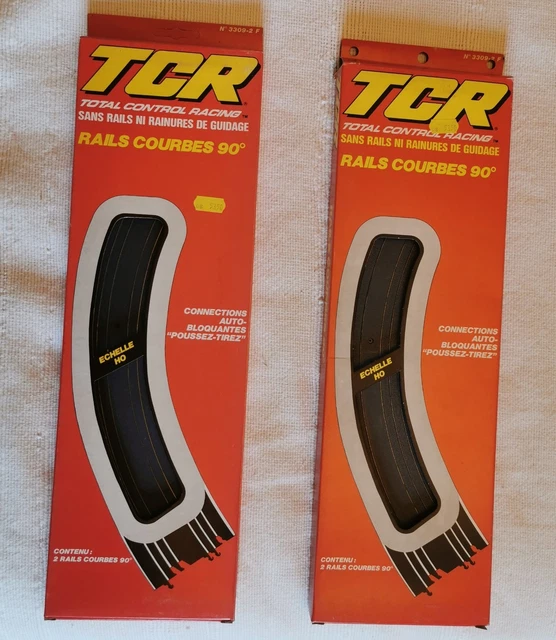 Lot De Rails TCR – Droits Et Courbes – Idéal Pour Circuits Miniatures
