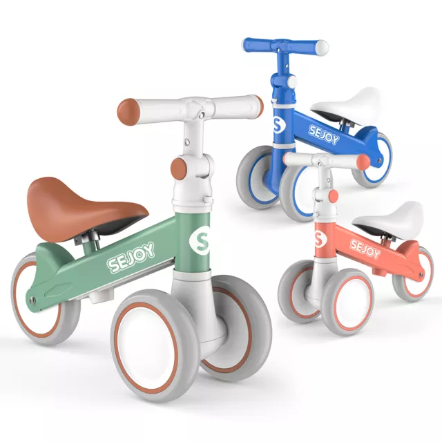 SEJOY Baby Balance Bike 1-2 Year Old Boy Girl Toddler Walker Bicycle Toys Gifts 3