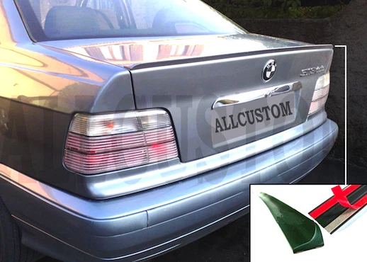GoingFast Rear Spoiler Lip For BMW E36 Compact - Unpainted Trunk Lip Spoiler 3 thumbnail image