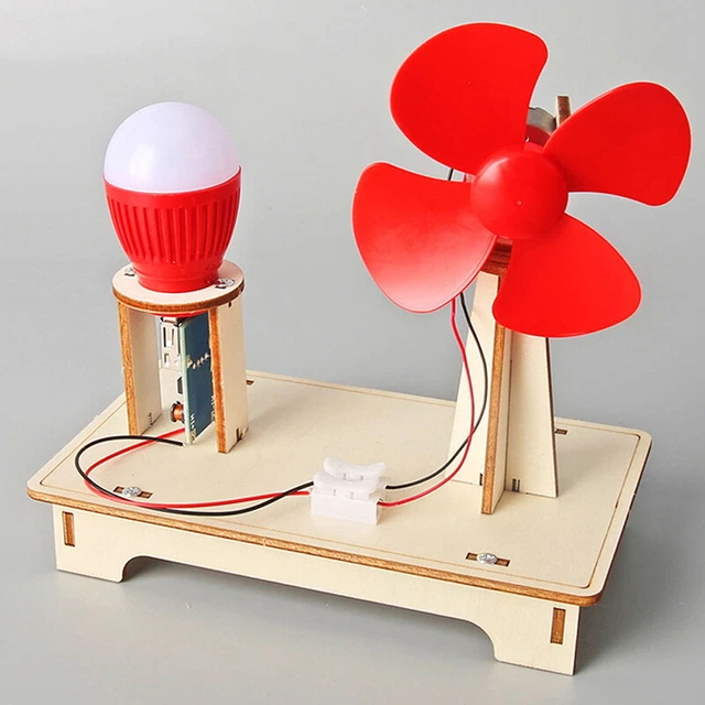 1Set DIY scientific experiment teaching materials for wind turbine students-xp