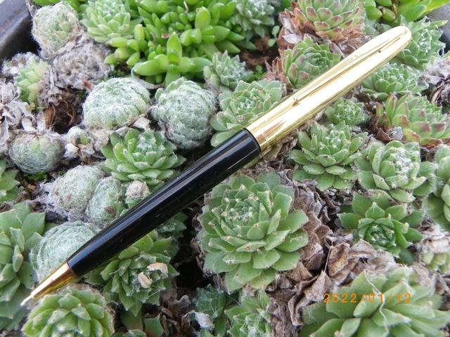 Stylo Bille Waterman Ligne 60 - Capuchon Plaqué Or - Occasion En Bon état