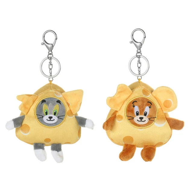 AUTHENTIC TOM AND Jerry Cheese Plush Toy Hanging Ornament Cute Cartoon