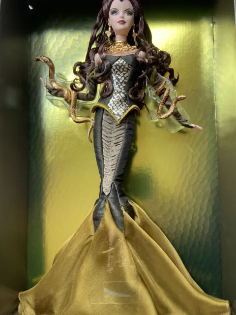 Mattel Medusa Barbie Doll Gold Label Collector Greek Mythology Goddess 2008 MINT 3