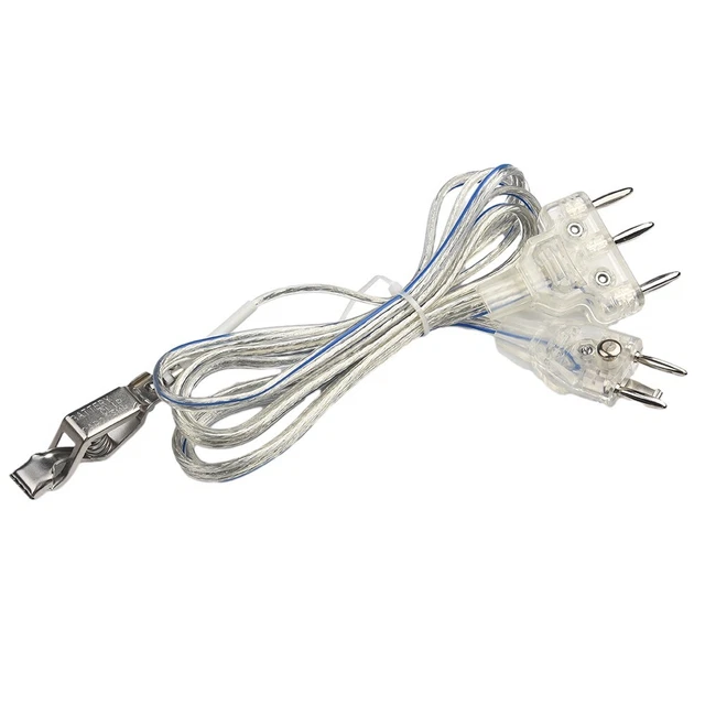 Cordons corporels en plastique transparent en acier inoxydable pour clôture ép