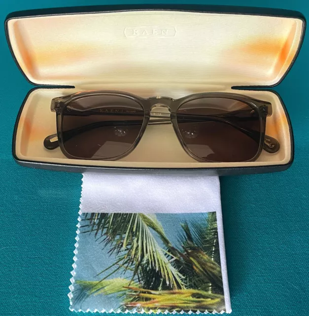 Raen Wiley Ghost Vibrant Brown 54☐19-145 (Medium) Square Polarized Sunglasses