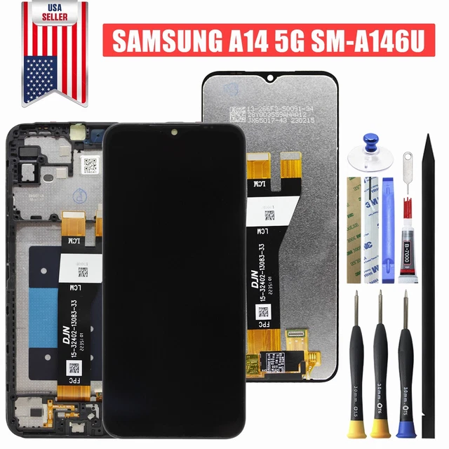 OEM LCD DISPLAY Touch Screen Digitizer Frame For Samsung Galaxy A14 5G 