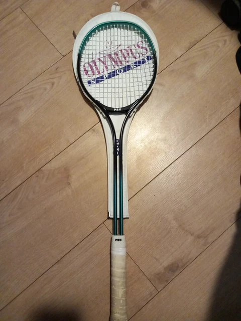 Olympus Sport Pro Squash Racket  Racket with Cover Black/Blue