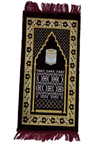Blue Butterfly Kids Prayer Rug Sajadah Prayer mat İslami dua halisi (k1N)