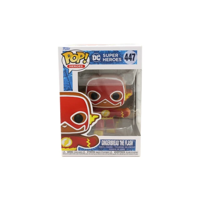 Funko Pop! Dc Super Heroes Holiday #447 Gingerbread The Flash - Brand New In Box