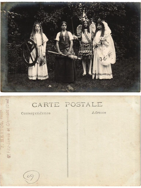 CPA AK carte photo CLERMONT fetes (378218)