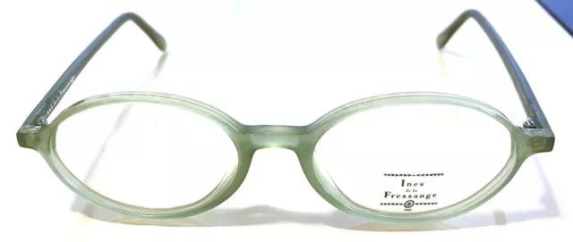 New Clear Pistachio Ines de Fressange Eyeglasses ~ Hand Made in France ~ SALE!