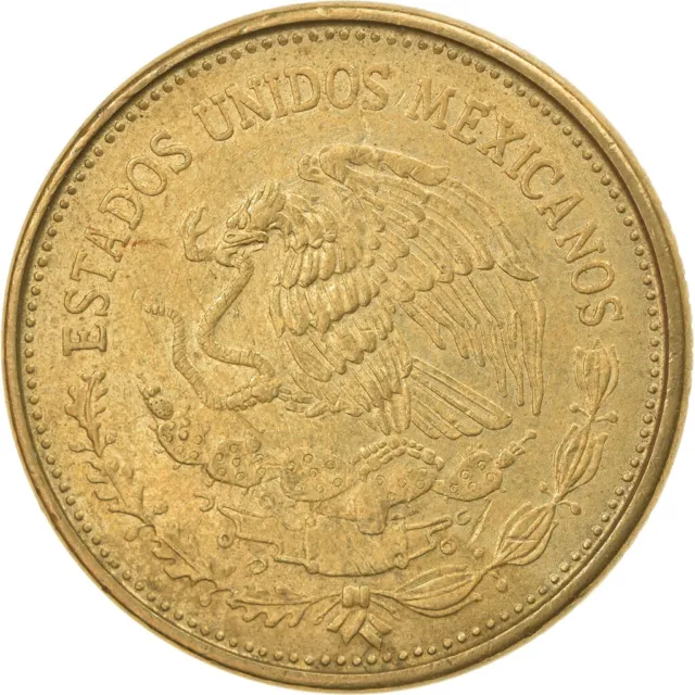 [#815035] Coin, Mexico, 100 Pesos, 1992, Mexico City, EF(40-45), Aluminum-Bronze