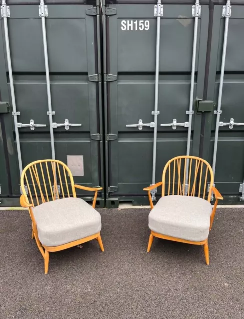 Pair of Vintage Ercol 203 Armchairs