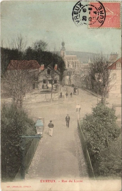 CPA ÉVREUX-Rue du Lycée (28954)