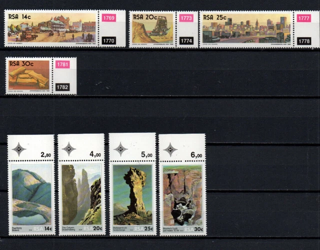 Briefmarken Sätze Südafrika  1986 postfr.   s. Scan