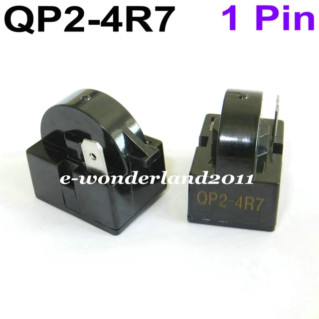 2 Pezzi QP2-4R7 Relè Di Avviamento Per Frigorifero PTC Ohm 1 Pin - Foto 9
